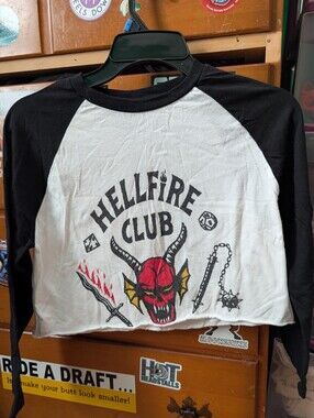 Stranger Things Hellfire Club Crop Top!!